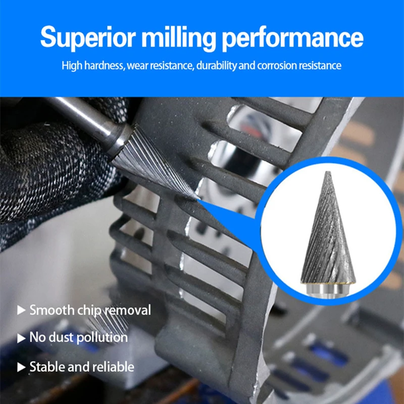 Карбидный ротационный напильник JINRUI фреза из вольфрамовой стали металлическая