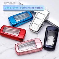 plating tpu car key case cover protector holder for zotye t500 t600 t700 t800 remote key shell auto accessories