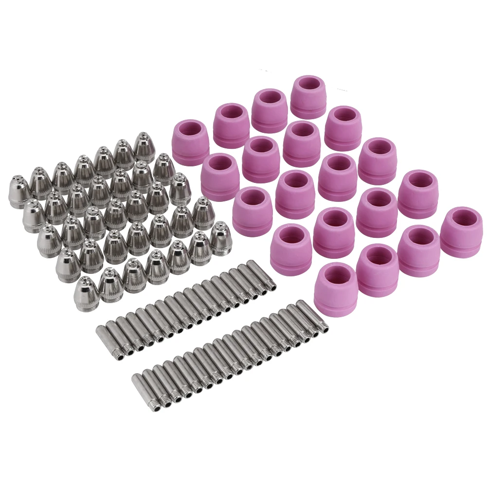 

90 pcs/set Plasma Cutter Cutting Torch Consumables Electrode Nozzles Cups Kit Nozzle Electrode Kit Nozzle Electrode Kit Nozzle