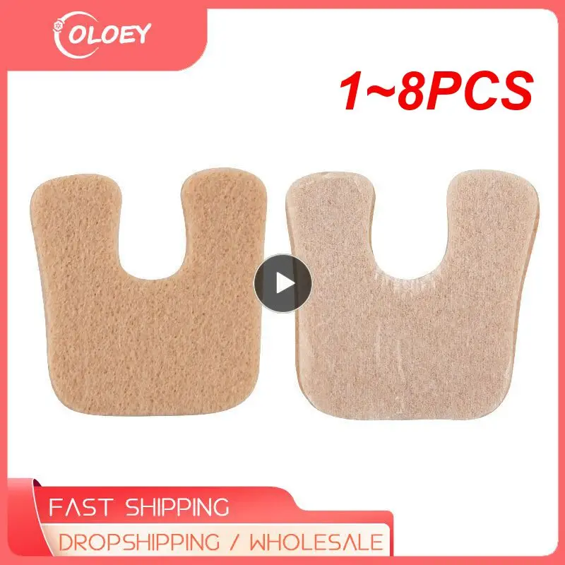 

1~8PCS Felt Callus Pads Metatarsal Foot Pad Pain Relief Keep Calluses from Rubbing Forefoot Support Self-Adhesive Foam Foot