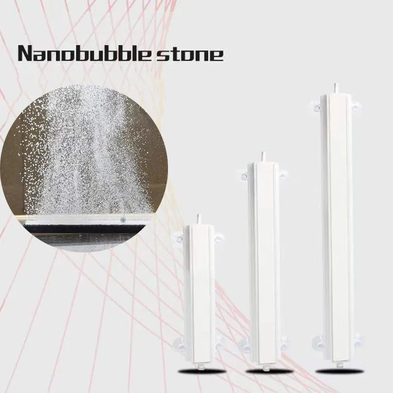 

Mute Aquarium Nano Air Stone Bar Fish Tank Air Refiner Aeration Strip Bubble Stone Hydroponic Oxygen Pump Air Diffuser