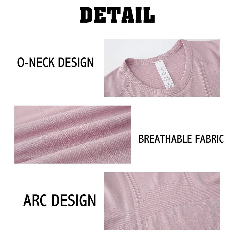 NWT Yoga And Fitness Mesh Top Sports T-shirts Woman Wear Gym Clothing For Women Short Sleeve Tee shirt Sportwear