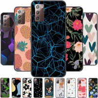 phone case for samsung galaxy note 20 cases cover note20 note 20 ultra soft back covers bumper oil painting