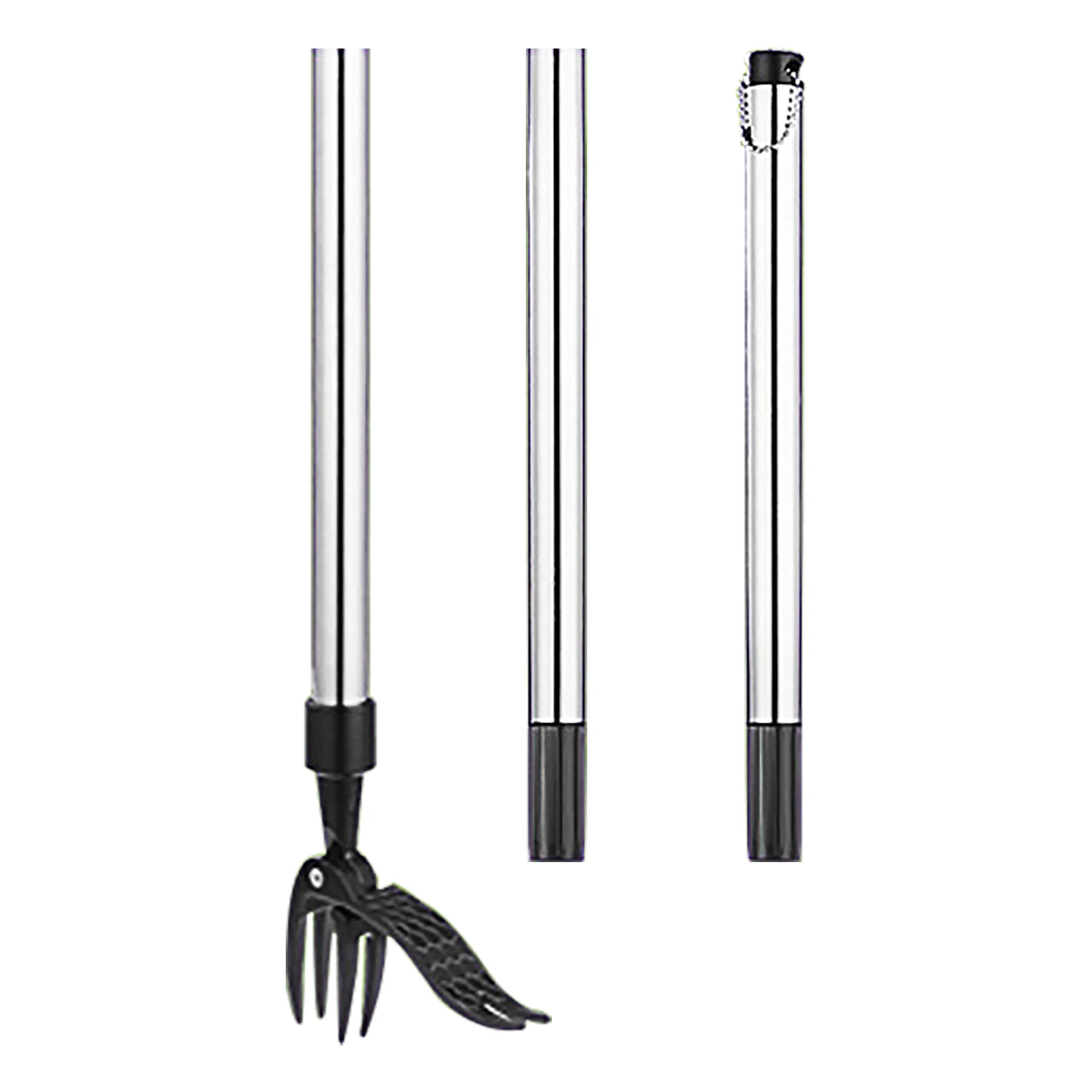 

With Foot Pedal Weed Puller Stainless Steel Manual Gardening Tools Root Pulling Stand Up Rust Proof Long Handle Labor Saving