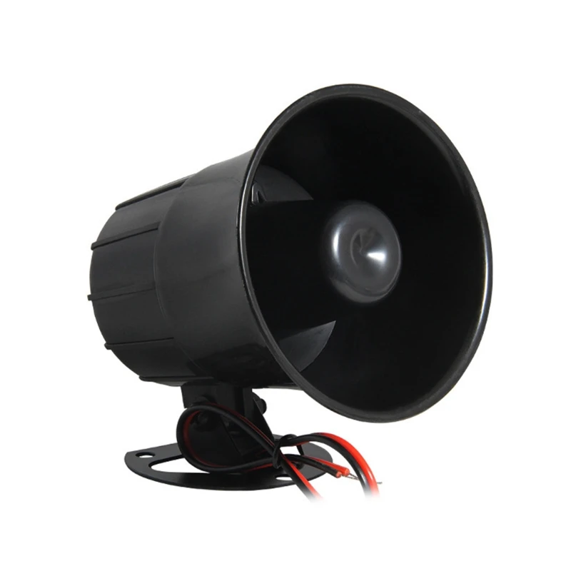 12V Loud Horn Sirens Warning Siren for Home Factory Warehouse Security Fireproof 101A |
