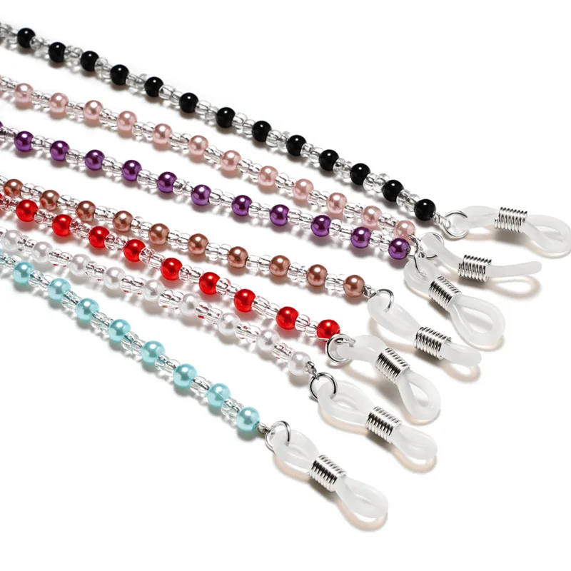 

Acrylic Beaded Glasses Rope Sunglasses Lanyard Ladies Transparent Glasses Lanyard Reading Glasses Lanyard Anti-rope Eyewear