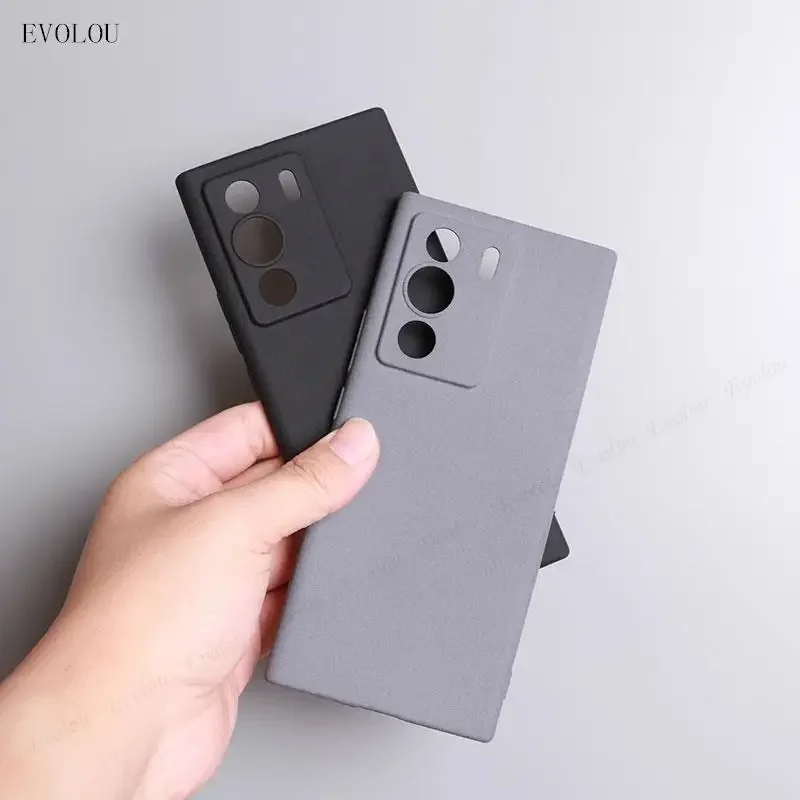 For ZTE Nubia Red Magic 10 Pro Plus 10pro Slim Matte Sandstone Soft Case for Redmagic 9 Pro+ Shockproof Silicone Bumper