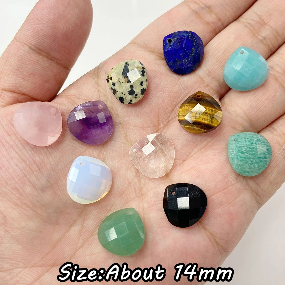 Каменные подвески RISYF аметист опал розовый кварц лабрадорит