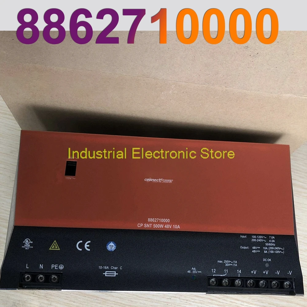 Новый блок питания CP SNT 500W 48V 10A для Weidmuller 8862710000