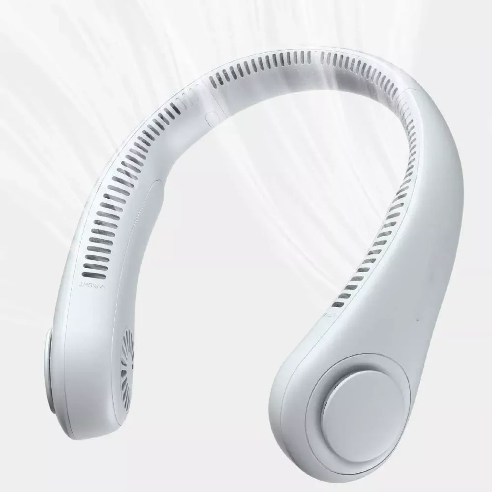 

Новинка 2021, мини-вентилятор для шеи без лопасти, 4000 мАч, перезаряжаемый вентилятор с USB, бесшумные спортивные вентиляторы для дома и улицы, ве...