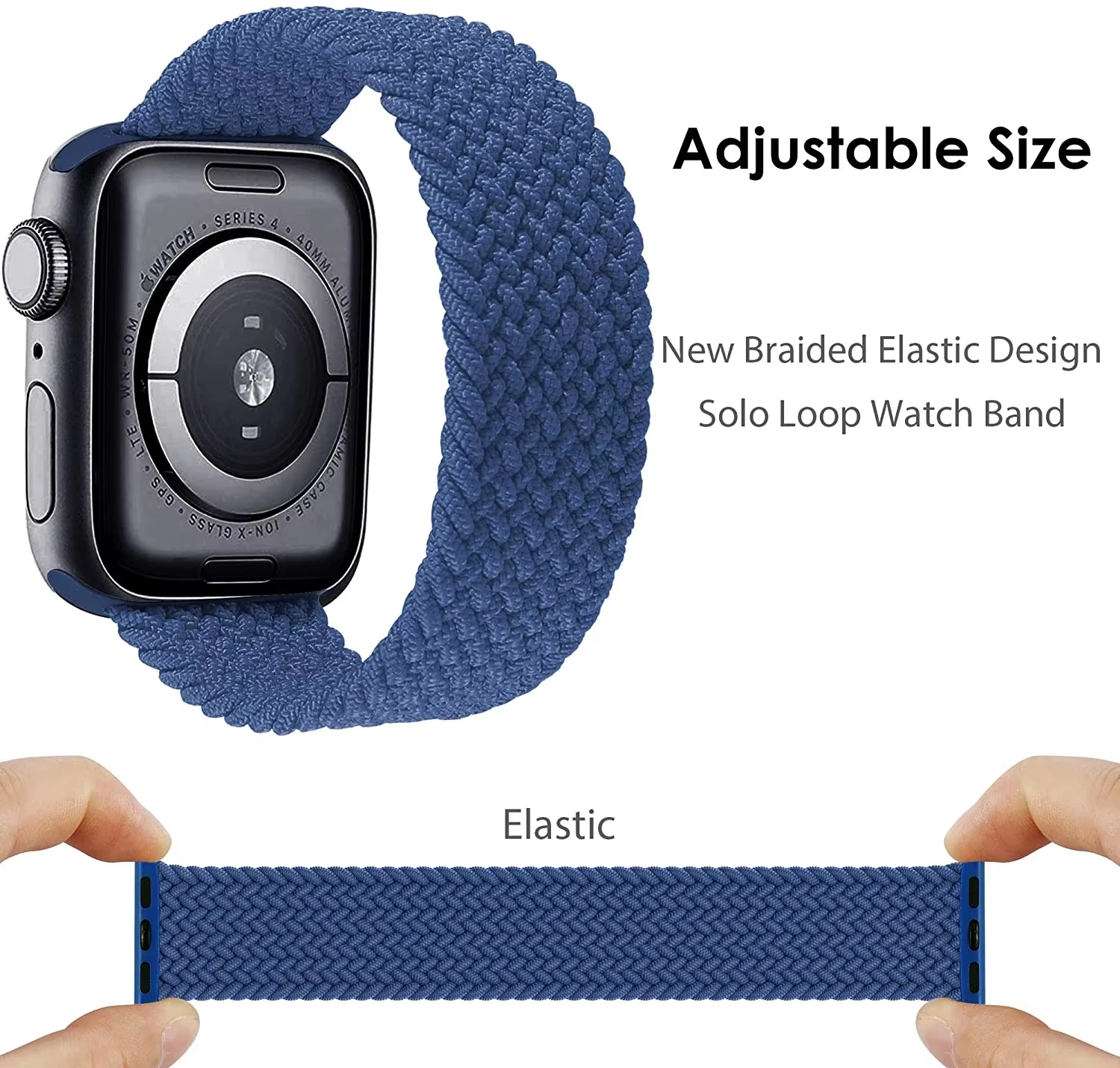 Фото Официальный ремешок для Apple Watch, 49 мм, 44 мм, 45 мм, 46 мм, 42 мм, 41 мм, 40 мм, плетеный ремешок-петля для iWatch 11 SE3 10 9 8 7 6 5 Ultra3 2 №4