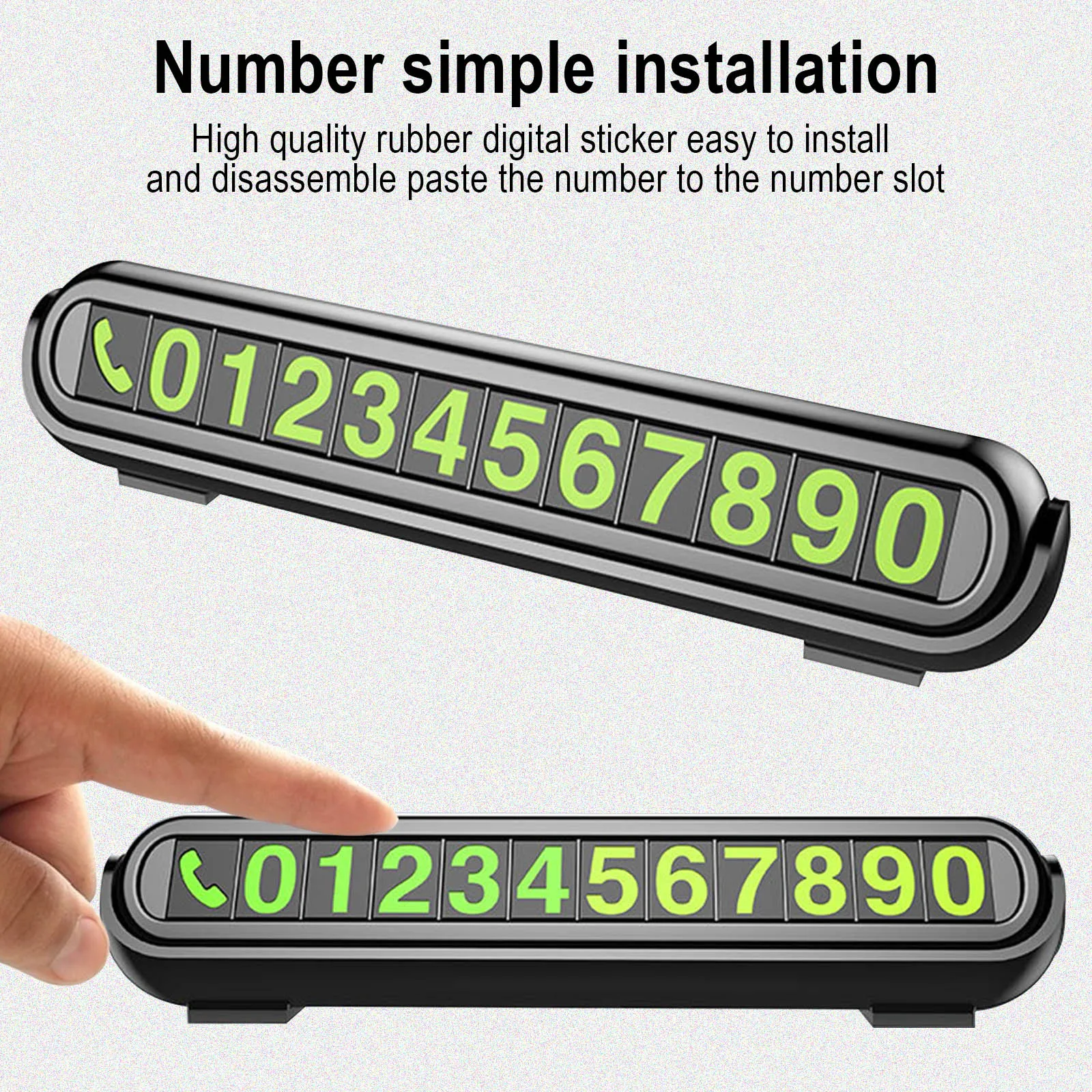 Светящаяся карточка для временной парковки автомобиля автомобильная парковка