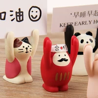 desktop decoration cute cat pig office supplies panda message photo holder memo holder memo clip photo clip card holder