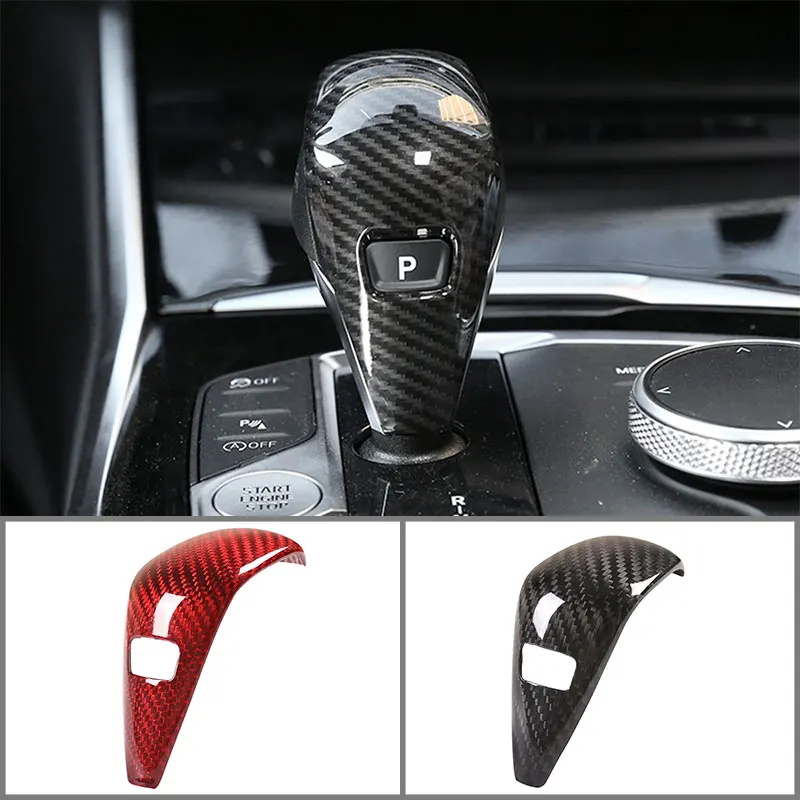 

For2020 Bmw 3 Series Z4 Interior Modification Gear Shift Head Shell G28 G20 325li Gear Handle Decorative Cover Real Carbon Fiber