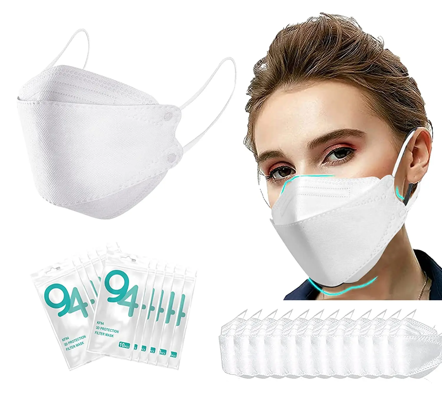 

10 шт., хлопковая маска для лица в стиле унисекс