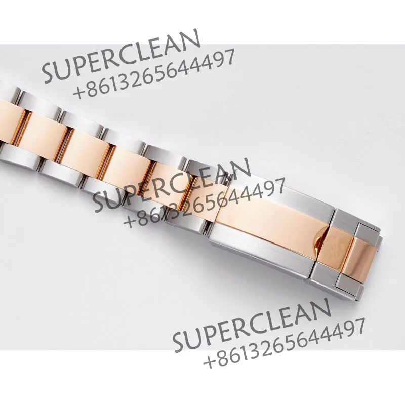 

CLEAN Factory High Quality 904L GMT Watch Bracelet For 40mm 126711CHNR, Y8C code,20mm Width Watch Aftermarket Accessory