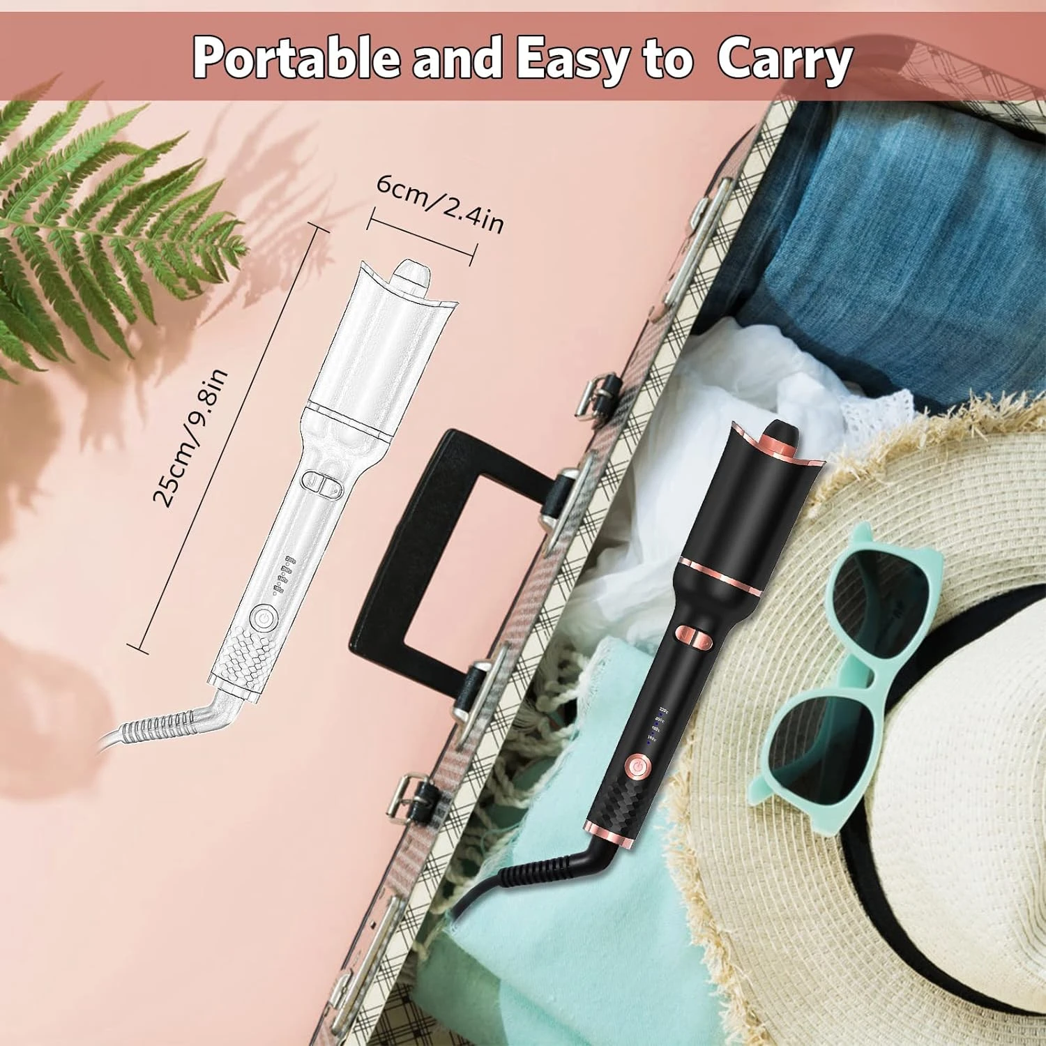 Идеально подходит для кудрей и волн салонного качества. Элегантные