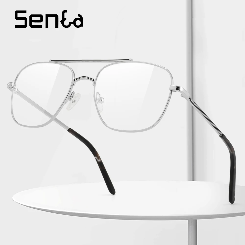 

Senta Blue Light Blocking Glasses Frame for Men Korea Designer Eyeglasses Frames for Women Glasses Trend Prescription Eyepieces