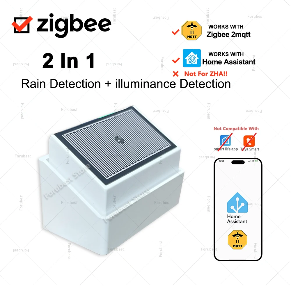 

Датчик дождя и освещенности Forubest Zigbee