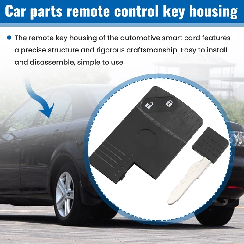 2-кнопочный чехол для смарт-карт с дистанционным управлением Mazda 5 6 CX-7 CX-9 RX8 Miata