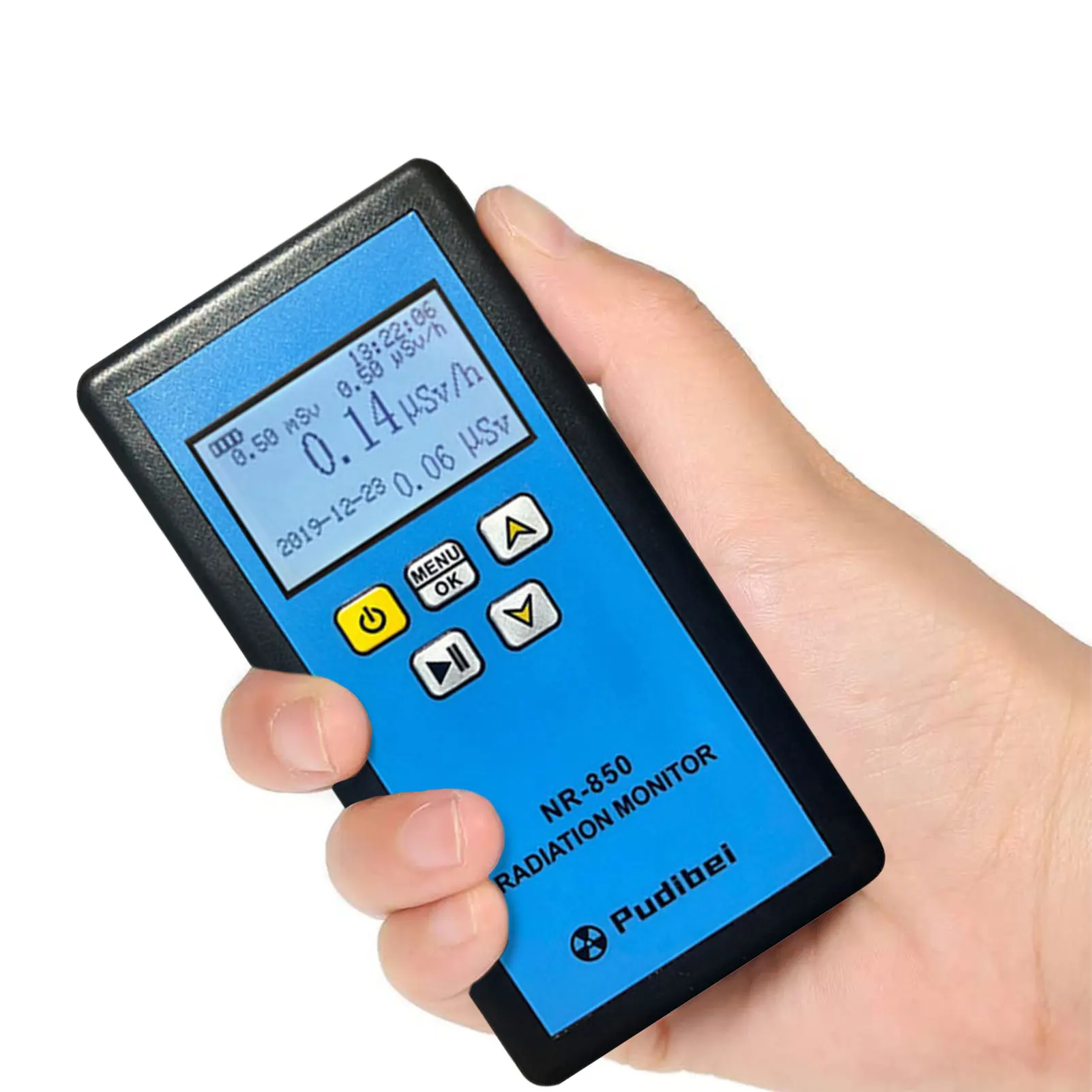 

Geiger Counter Nuclear Radiation Detector Personal LCD Radiation Tester Professional High Accuracy Nuclear Radiation Meter Beta