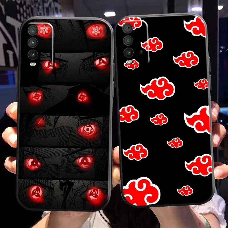 

Naruto Akatsuki Uchiha Itachi For Xiaomi Redmi 9T Phone Case For Redmi 9T Case Carcasa Black Silicone Cover Soft Funda