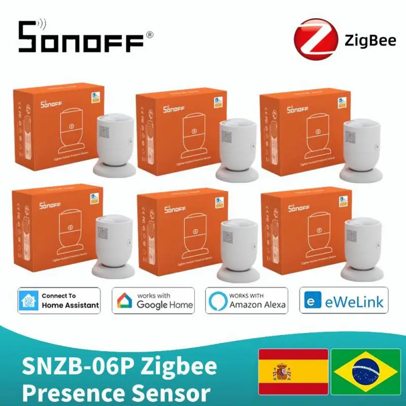 SONOFF SNZB-06P Радар Zigbee Датчик присутствия человека Встроенный детектор света