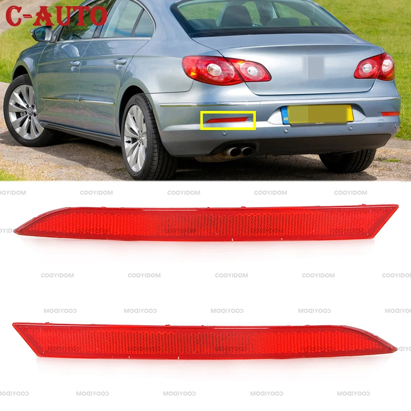 

Автомобильный задний бампер, стоп-сигнал, противотуманные фары, стоп-сигнал для VW B5 Passat CC 2008 2009 -2012 3C8945105B 3C8945106B, светоотражатель