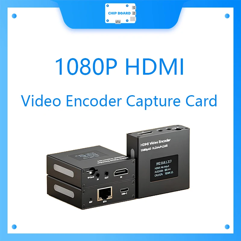 Link Pi MiniENC1 HDMI-кодер Портативный потоковый HD 1080P60 RTSP RTMP H265 Прямая трансляция