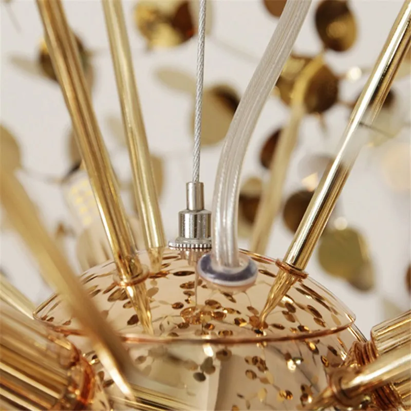 Подвесной светильник Argent из нержавеющей стали хромированный шар для столовой