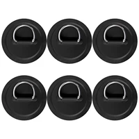 6 pack stainless steel d ring patch for inflatable boat kayak dinghy d ring boat surfboard accessories sup paddle board elastic
