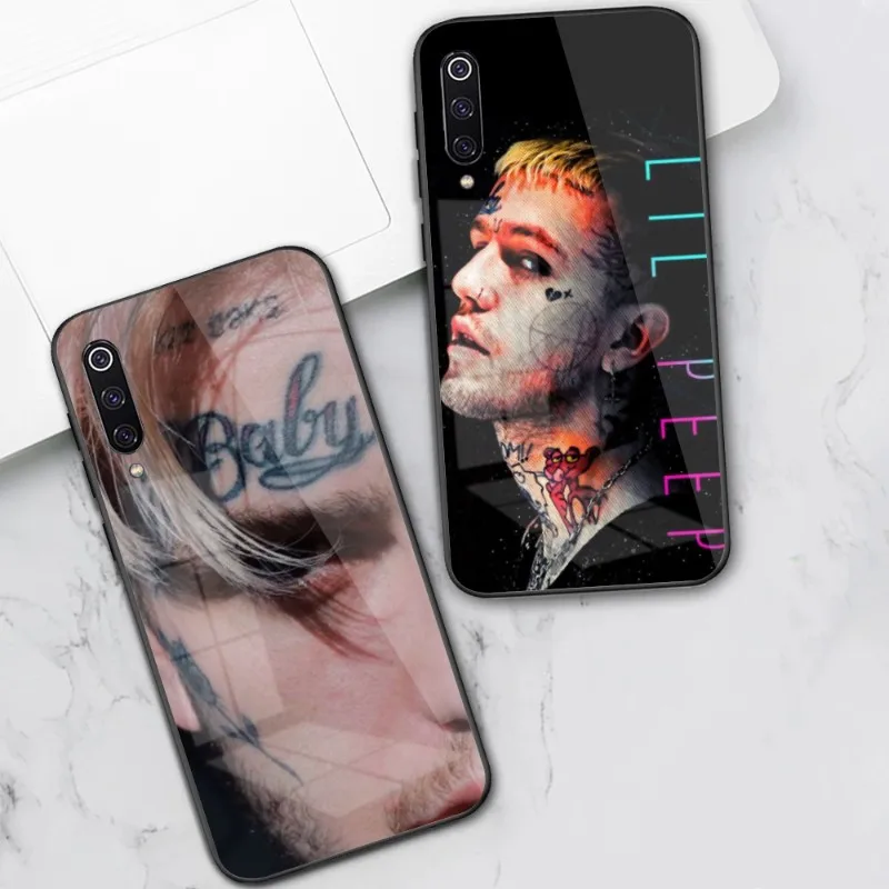 

Lil Peep Rapper чехол для телефона Xiaomi 13 12 11T 10 9 Lite Redmi Note 11 10 10S Pro 9 9A 8 PC стеклянный чехол Funda Shell