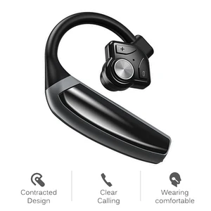 wireless earphone bluetooth headphones handsfree business headset drive call earbud sports earphones with mic for smart phones free global shipping