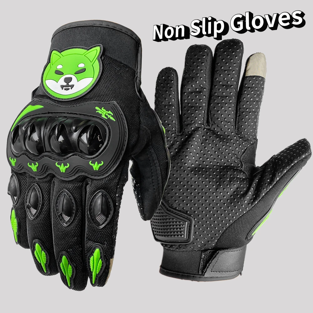 

Новые перчатки для активного отдыха, мужские митенки для сенсорного экрана, всесезонные Нескользящие перчатки для тренировок, фитнеса, мот...