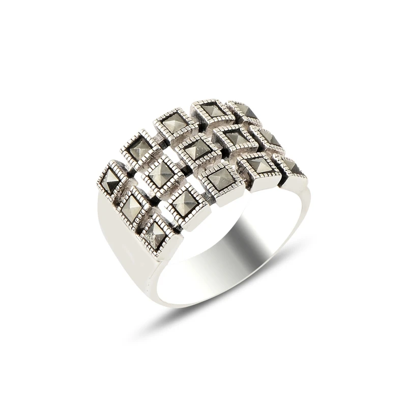 

Silver 925 Sterling Marcasite Ring