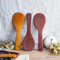 solid wood rice spoon japanese wooden tableware rice scoop eco friendly tableware home kitchen supplies spoon dropshipping