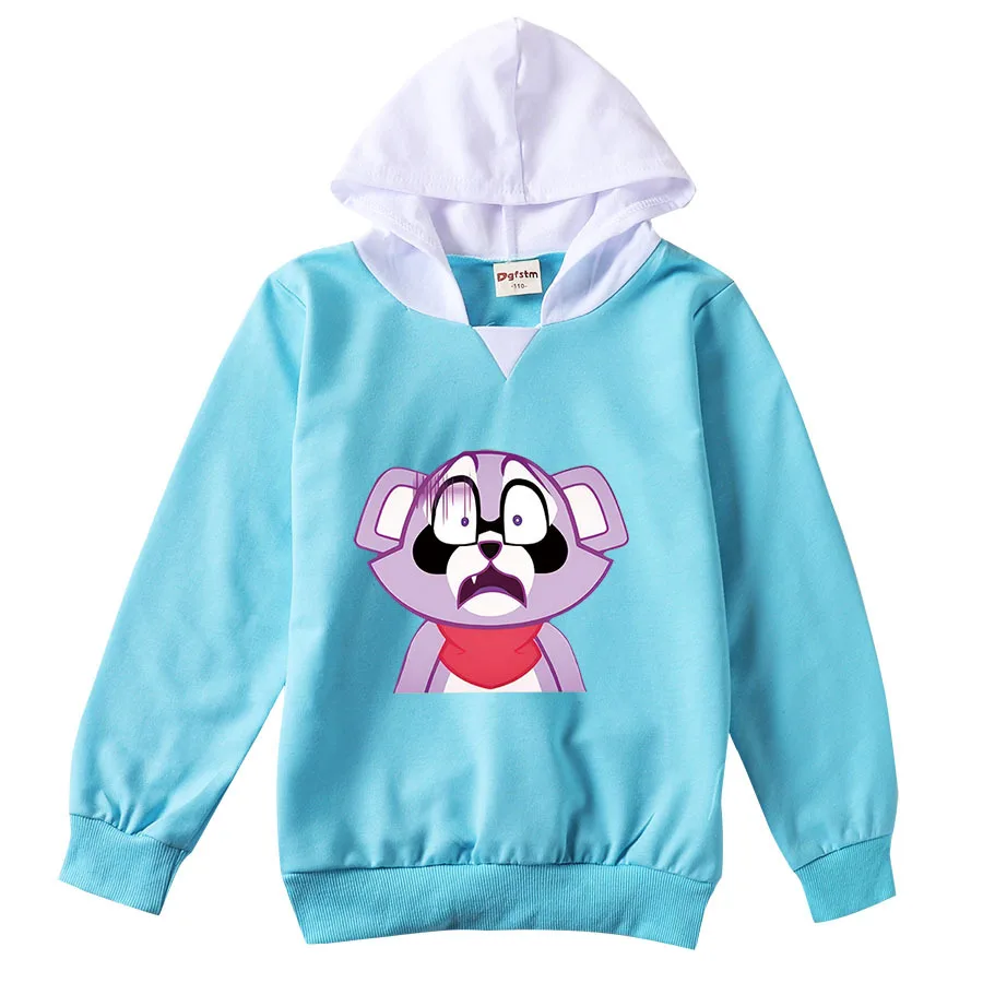 Детская толстовка с капюшоном парк индиго милые свитшоты в стиле аниме для