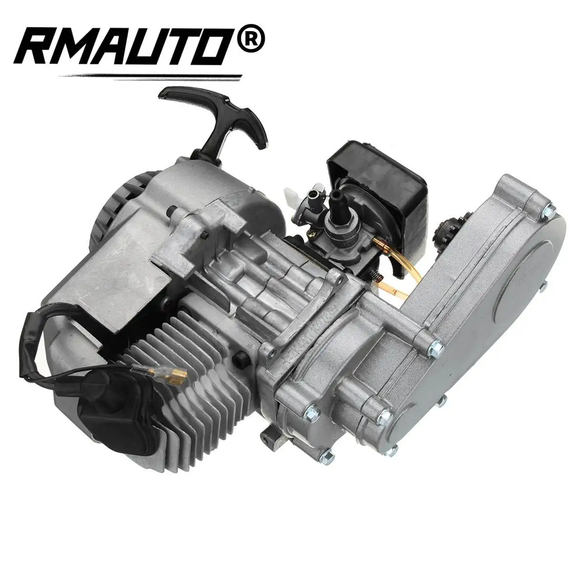 

2-Stroke 49cc 47cc Pull Start Carburetor Transmission Air Filter Complete Engine For Motorcycle Mini Pit Dirt Bike