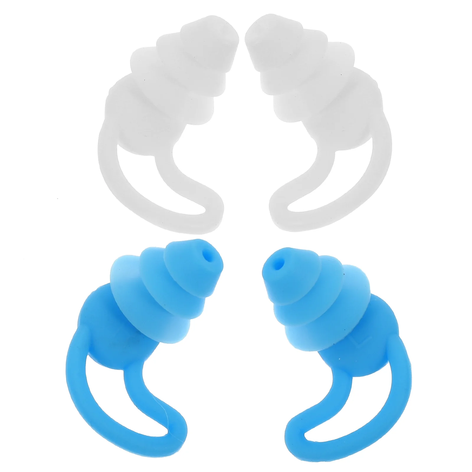 

2 Pairs Noise Canceling Earplugs Swimming Men Protection Concerts Aldult Sleeping Cancelling Silica Gel Adult Miss