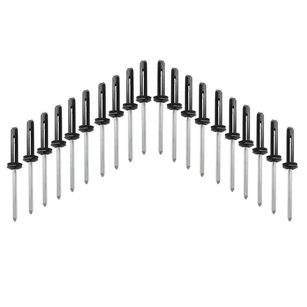 

20 шт., алюминиевые заклепки для Каяка, каноэ, рыбалки, лодки