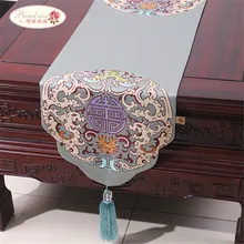 Fier chemin de Table chinois de qualité supérieure Rose, taille personnalisable, nappe de Style européen, chiffon anti poussière, décoration moderne pour la maison  (4)