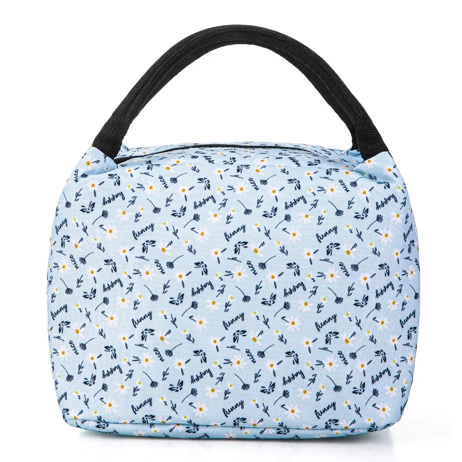 

Winmax New Functional Flower Pattern Cooler Lunch Box Portable Insulated Lunch Bag Thermal Food Picnic Lunch Bags For Women Kids