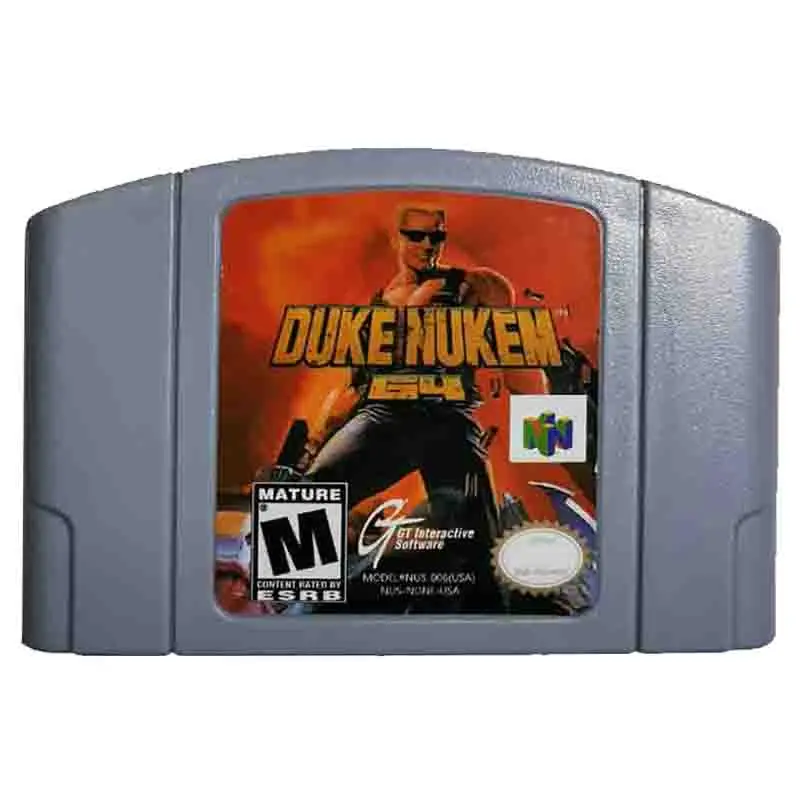 

Duke Nukem 64 N64 Game Card Series Is Suitable for N64 Version, American English Version and Japanese Animation Toy Gift.