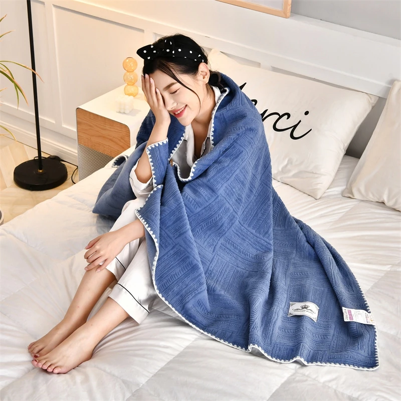 

100x150cm Soft Cape Blanket Flannel Coral Fleece Blankets Sofa Throw Bedspread Baby Blanket Winter Blankets