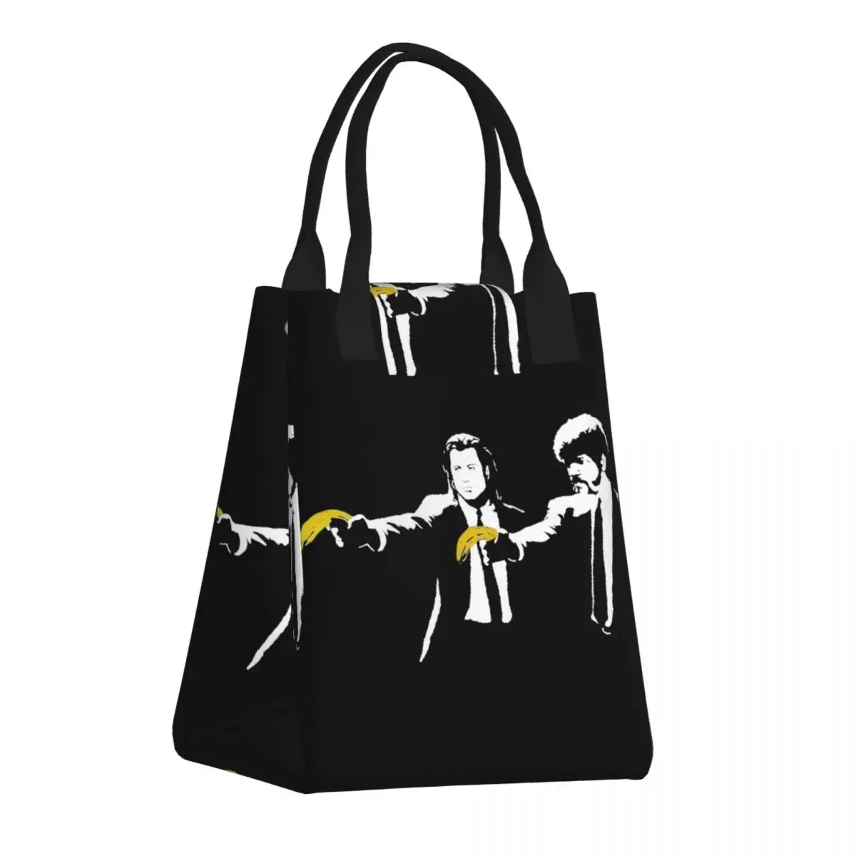 

Изолированный Ланч-бокс с забавным принтом Banksy Pulp дно рисунком, уличные картинки, искусство, многоразовый термоохладитель, Ланч-бокс, контейнер, сумки-тоут