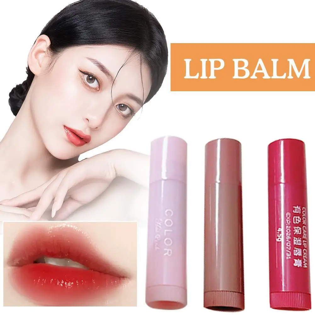 

Lip Balm Moisturizing Anti-dry Lip Balm Easy To Carry Anti-cracking Lipstick Colored Lip Tint Makeup Lip Care Cosmetics