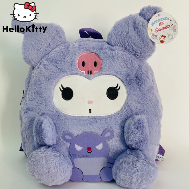 

Sanrio плюшевый милый JK модный рюкзак Y2k для девочек для подарков для детей Kawaii милый Kuromi Мелодия плечевые сумки для женщин сумка-мессенджер через плечо