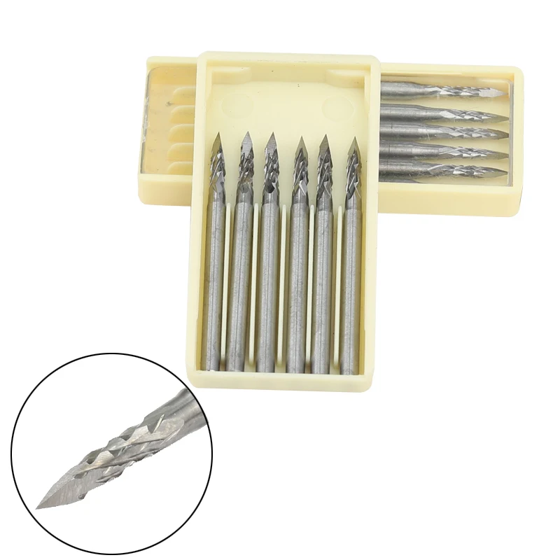 Гравировальный нож треугольной формы из вольфрамовой стали Концевая фреза