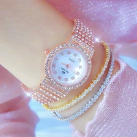 japanese quartz movement ladies watch diamond rose gold stainless steel wrist watches dress elegant women waterproof reloj mujer