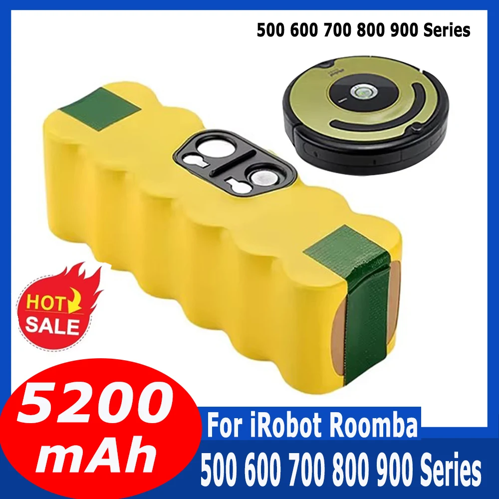 Фото Аккумулятор 14.4V 6500mAh для роботов-пылесосов iRobot Roomba серий 500, 600, 700, 800, 900, 521, 530, 531, 550, 540, 545, 630, 631, 760, 780, 860 №1